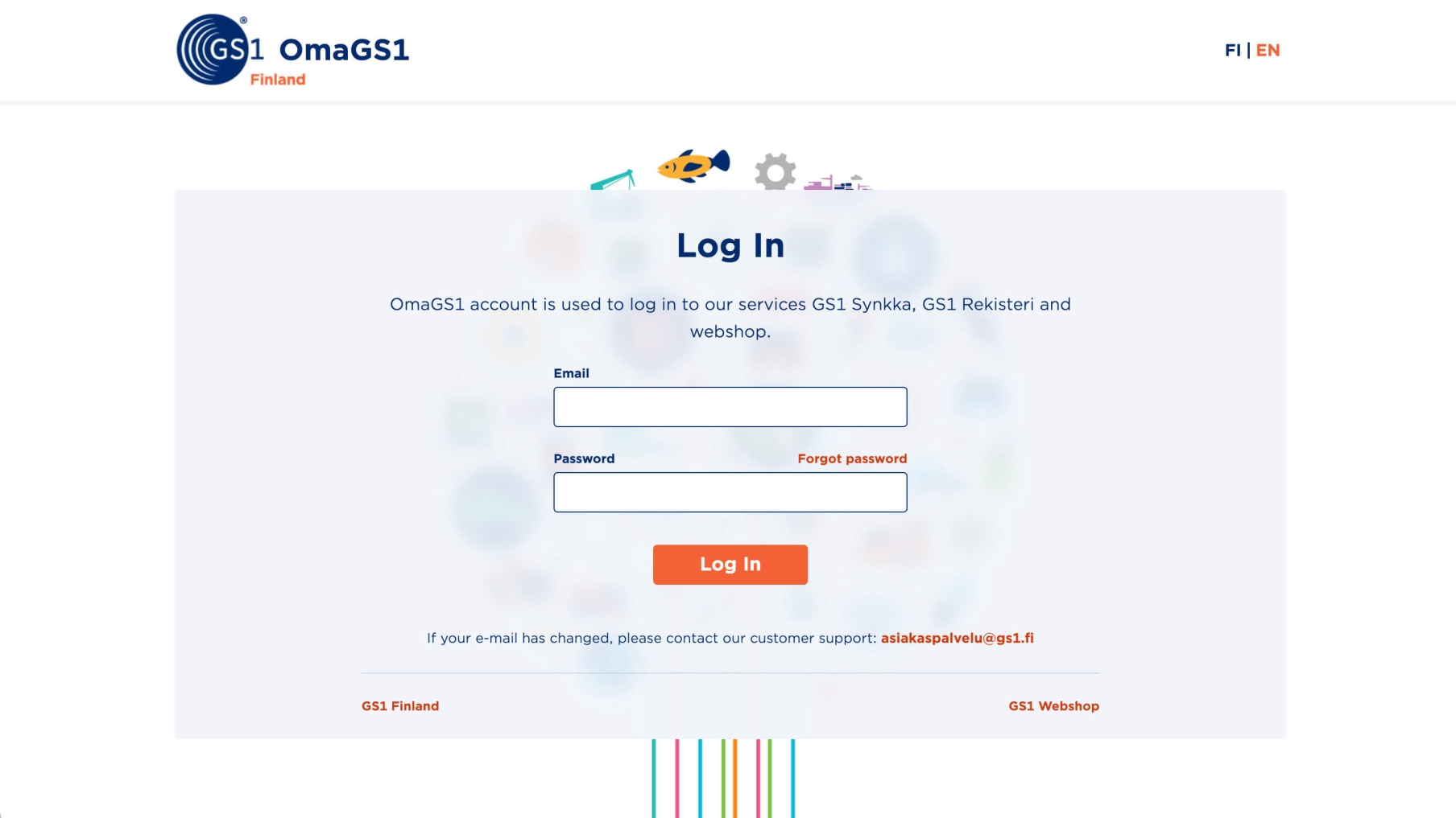 OMA GS1 Customer portal